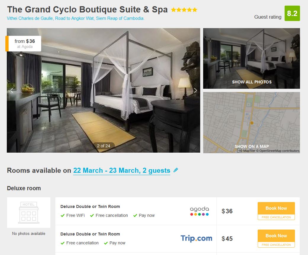 2023 01 18 19 42 57 The Grand Cyclo Boutique Suite Spa Siem Reap 22.03 23.03 The best hotel