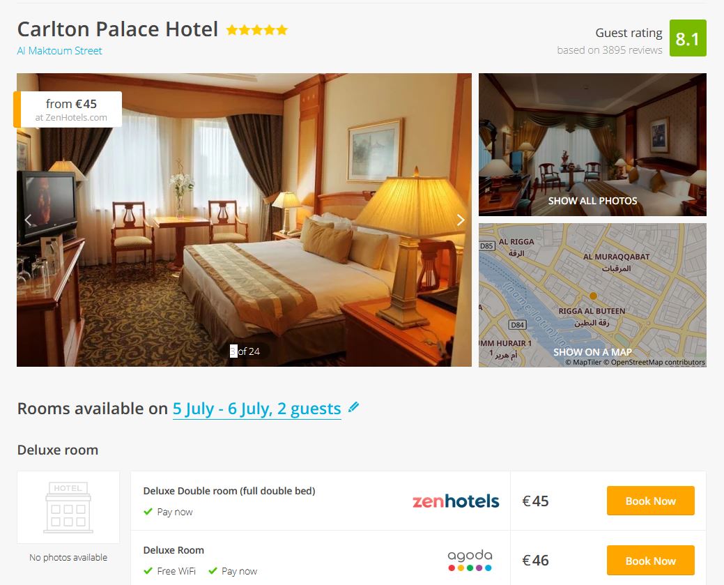 2022 05 03 21 31 46 Carlton Palace Hotel Dubai City 05.07 06.07 The best hotel deals