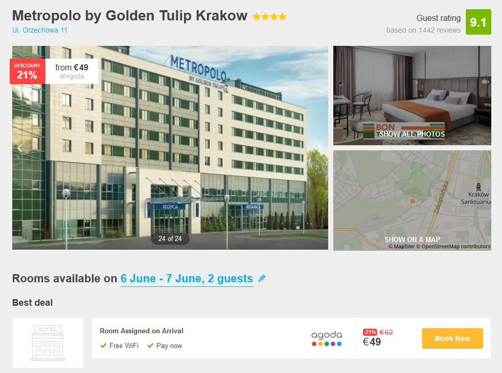 2023 05 24 02 52 31 Krakow 2023 06 06 2023 06 07 The best hotel deals – Mozilla
