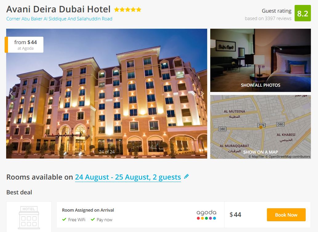 Dubai Hotel Deal