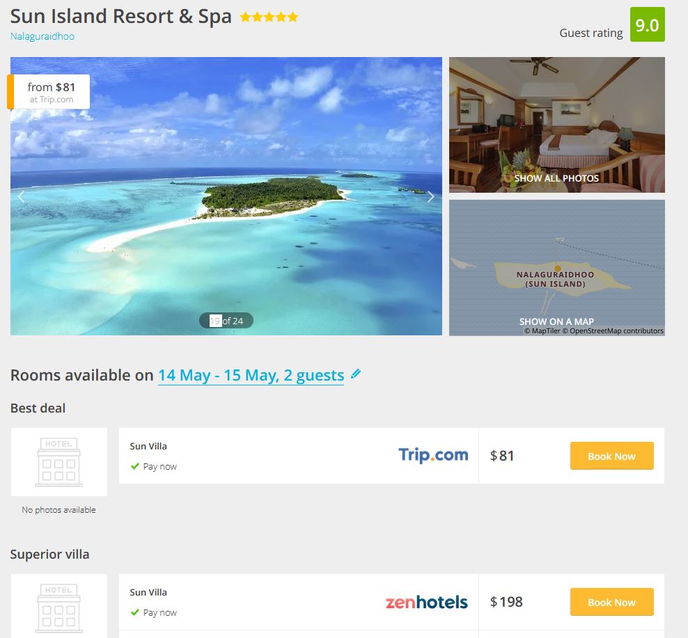 2022 04 29 00 08 10 Sun Island Resort Spa Maldives 14.05 15.05 The best hotel deals