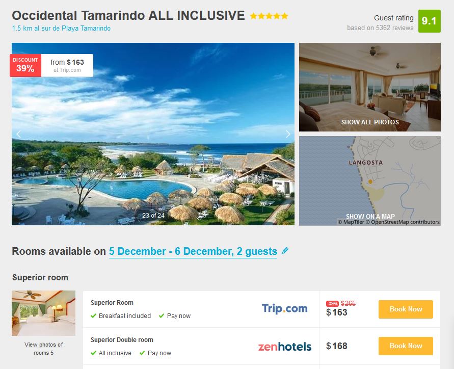 Costa Rica: Incredible 39% OFF! 5* Occidental Tamarindo All