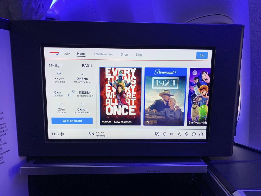 British Airways Business Class