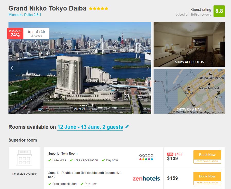 2024 02 29 12 46 02 Tokyo 2024 06 12 2024 06 13 The best hotel deals – Mozilla