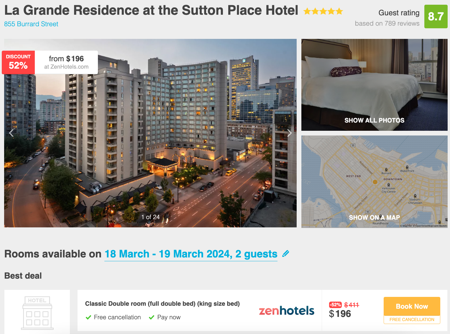 La Grande Residence at the Sutton Place Hotel Deal