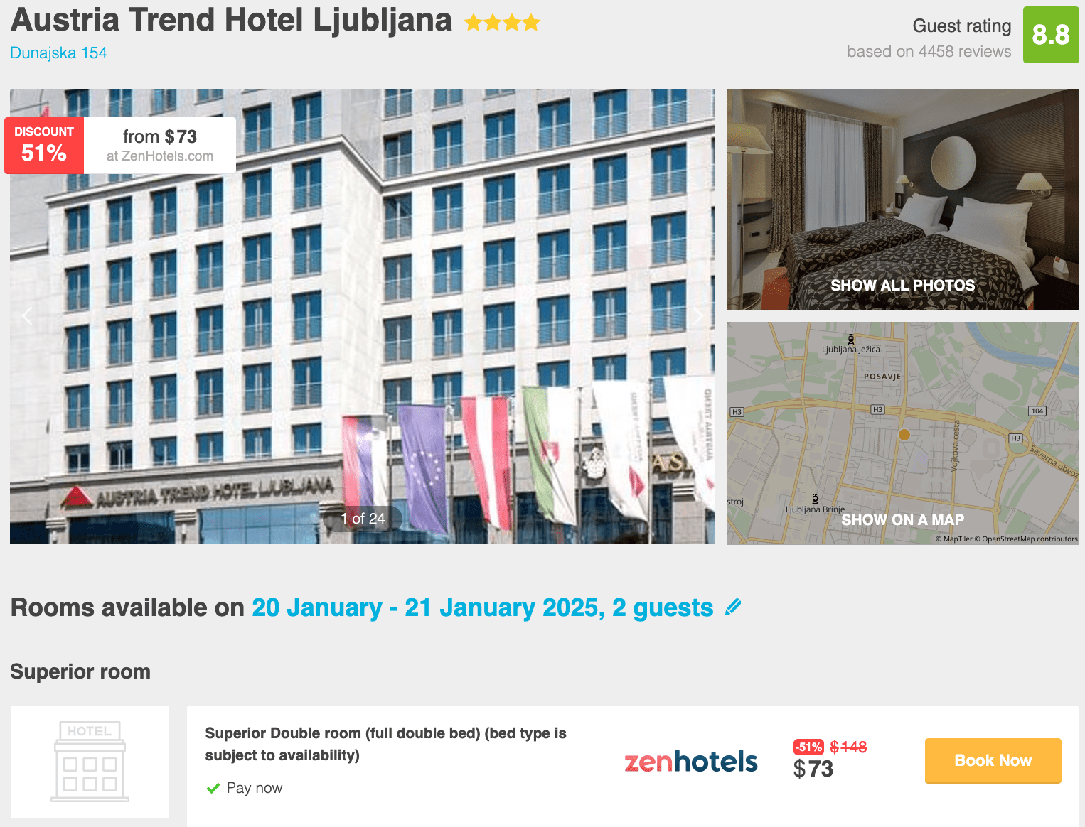 Austria Trend Hotel Ljubljana