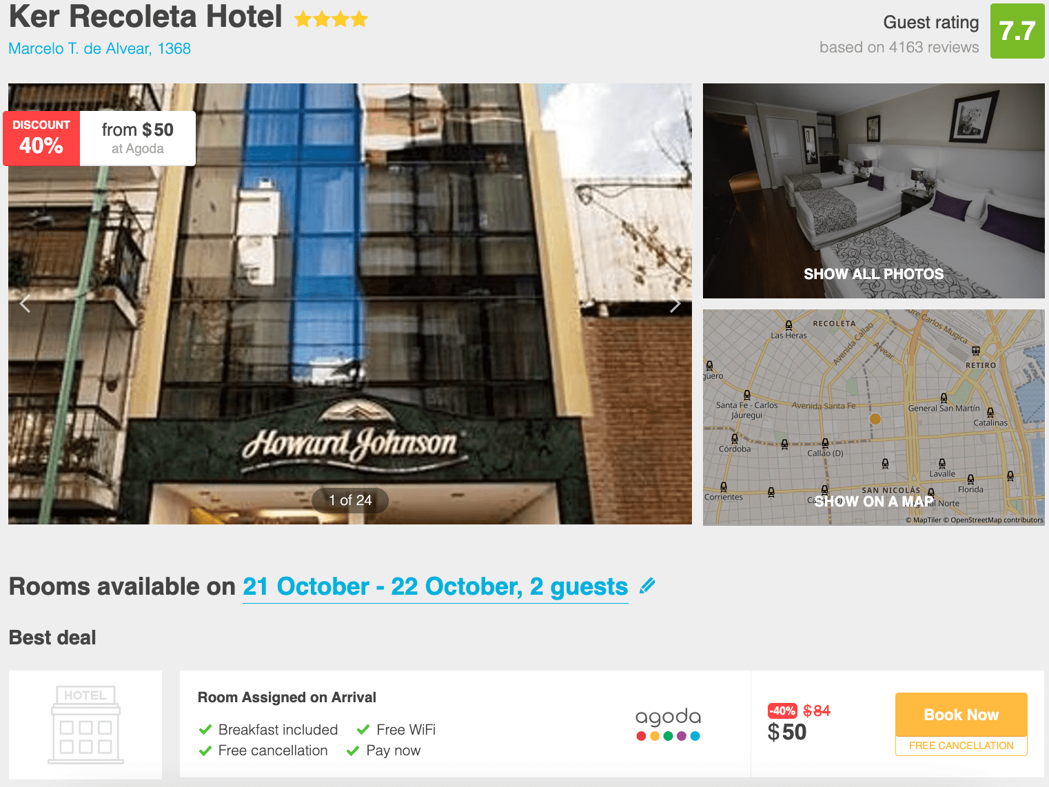 Ker Recoleta Hotel
