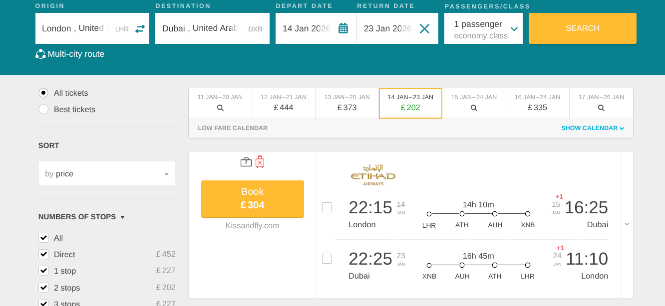Cheap Flights from London, UK to Dubai, UAE for only £304 (round-trip) 1 Screenshot 2025 10 29 18.32.06
