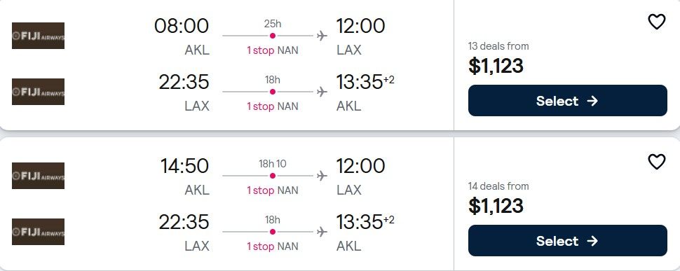 Cheap flights from Auckland, New Zealand to California, USA for only NZ$ 1,123 (round-trip)! 1 AKL