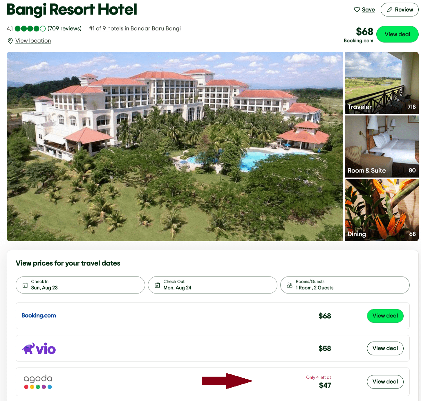 Kuala Lumpur, Malaysia: Luxury 5-star Bangi Resort Hotel from only US$47 / night / room (75% OFF)! 3 Bangi Resort Hotel